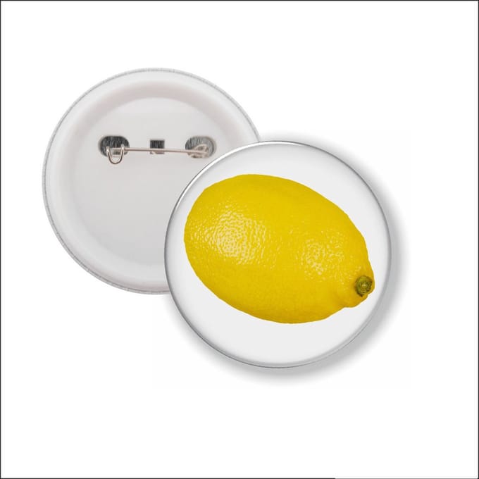 Button Met Speld - Citroen