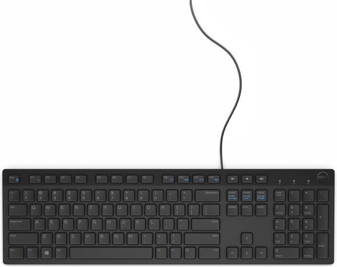 Dell KB216 - keyboard - black UK - Toetsenbord - Zwart