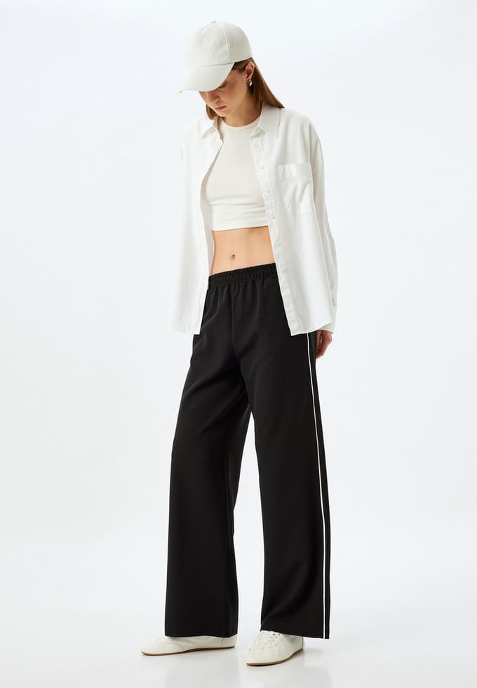 Normale taille Recht Palazzohose