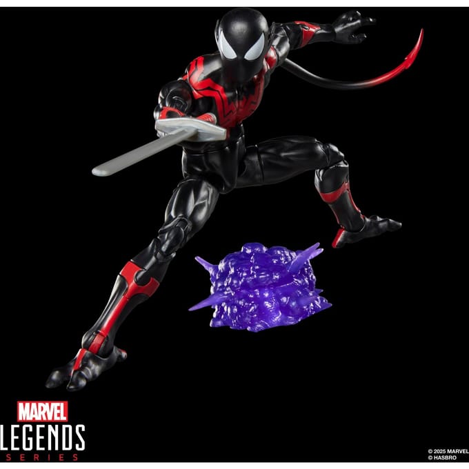 Hasbro Marvel Legends Series Uncanny Spider-Man (Nightcrawler), Retro Cardback Comics Action Figure