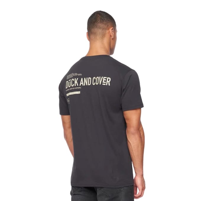 Duck and Cover Heren Heningys T-Shirt (Zwart)