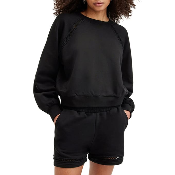 AllSaints Ewelina Sweat Black Taglia: XS | Maglioni a maglia Outlet | Donna | Nero
