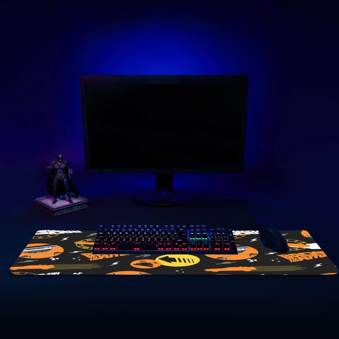 Back To The Future BTTF Icons Gaming Mouse Mat - Medium