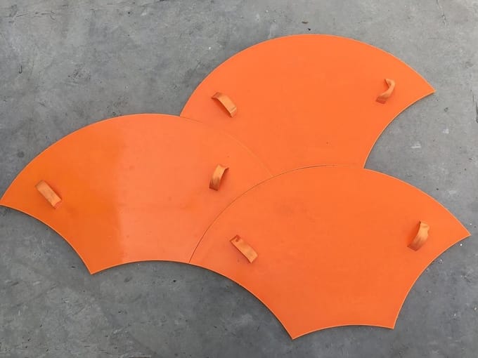 Betonvorm - Textuurmal - Decoratieve Terrassen - Imiteert Woestijnstructuur - 131x78 cm - Grijs