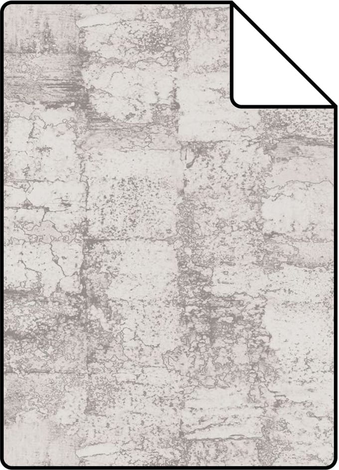 Proefstaal Origin Wallcoverings behang met structuur licht paarsgrijs - 26,5 x 21 cm - 347356-S