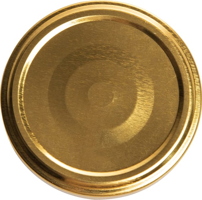 Twist-off deksel 66 mm goud