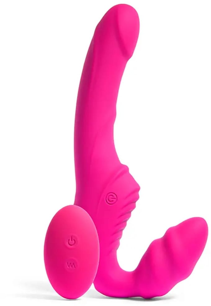Vibrerende Straplsss Strap On - Strap On Met Remote Control - Strap On Zonder Bandjes