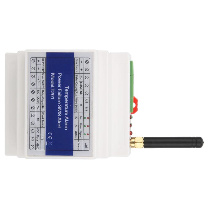 GSM Temperatuur Alarm Intelligent Draadloos Afstandsbediening Waarschuwingssysteem voor Huishouden blue