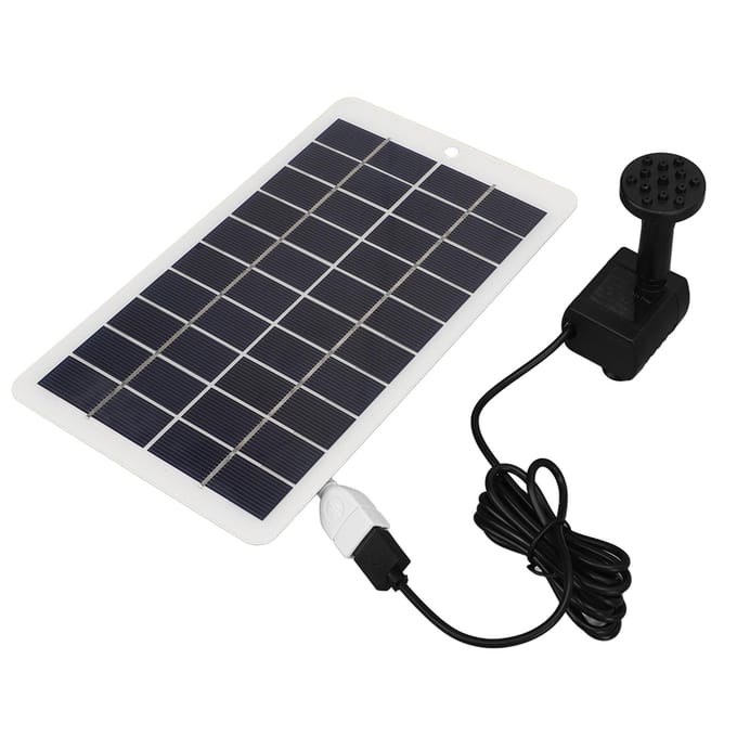 Zonnefonteinpomp Professionele Zeer Efficiënte Zonne-energie Waterpomp voor Buiten Tuin Patio