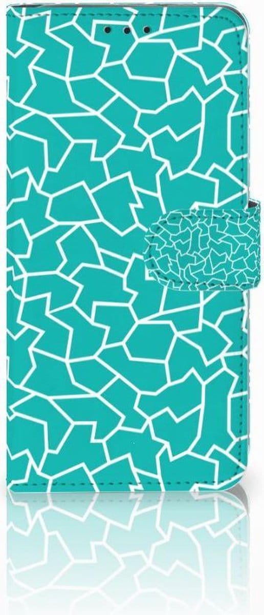 Samsung Galaxy S10 Plus Hoesje Cracks Blue