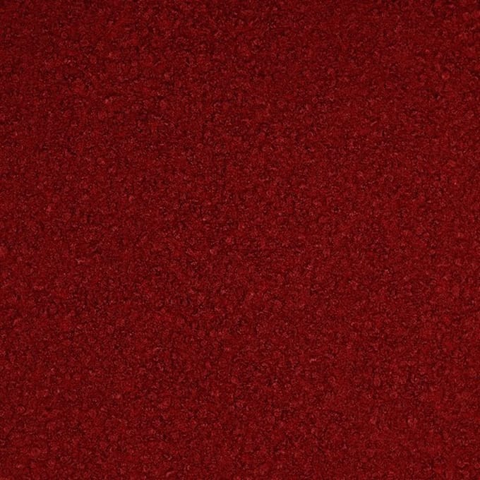 10 meter bouclé stof - Wijnrood - 150cm breed