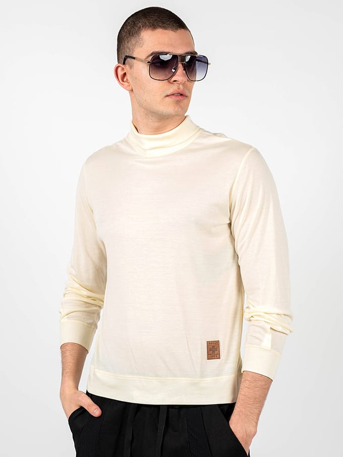 Bally Longsleeve Turtle-Neck Mannen geel