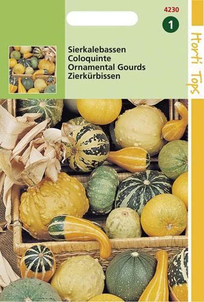 Hortitops Zaden - Cucurbita Pepo, Sierkalebas Kleinvr. Gem.
