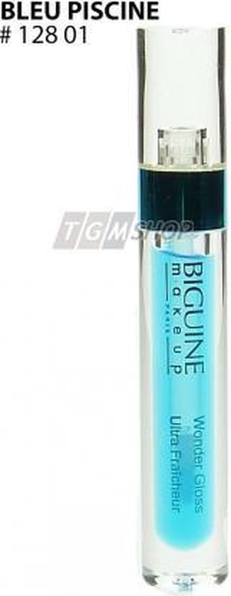 BIGUINE MAKE-UP PARIS Wonder Gloss Ultra Fraicheur Bleu Piscine  Lip gloss