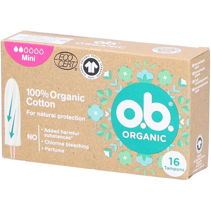 OB Tampons organic mini 16 Stuks