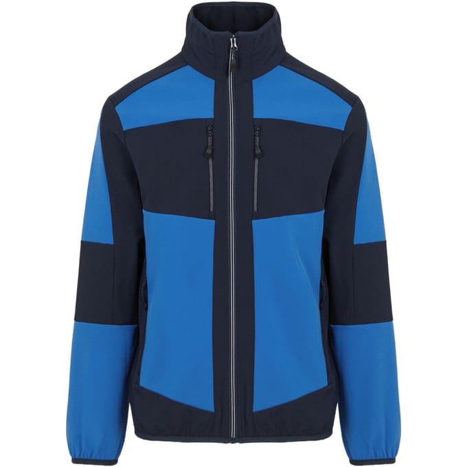 Regatta E-Volve 2-laags Soft Shell-jack voor volwassenen (Sterk Blauw/Navy)