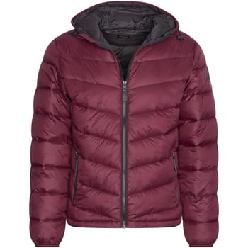 Cappuccino Italia - Heren Jas Hooded Puffer Jacket - Rood - Maat XXL