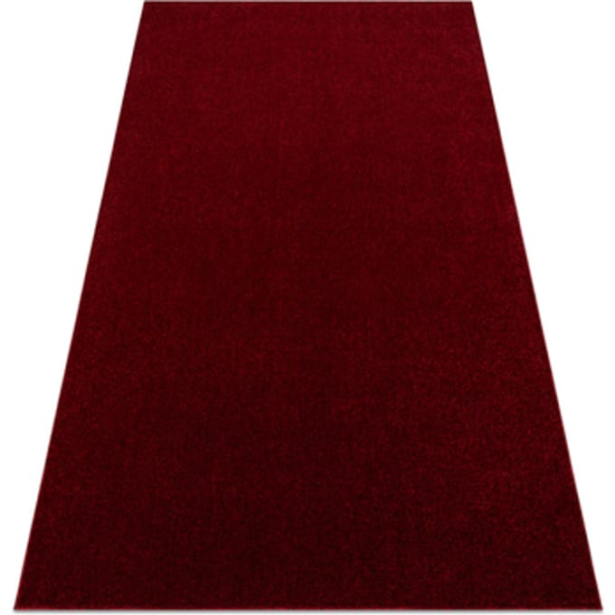 Kleden Rugsx ETON PLUS tapijt Melange rood / zwart 200x200 cm
