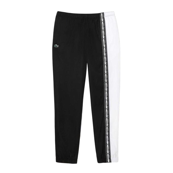 Lacoste Tracksuitbroek Heren Kleurblok (Zwart, Wit)