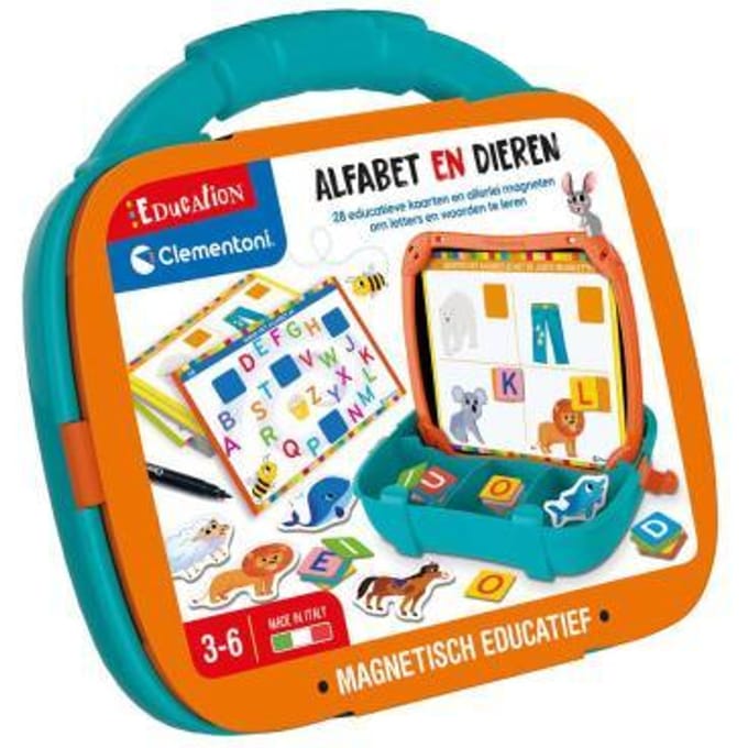 Clementoni Alfabet en dieren magnetisch educatief NL Bordspellen
