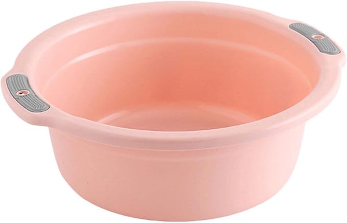 Multifunctionele Wastafel - Plastic Wasbak - Gezicht en Voet Wassen - Dubbele Handgrepen - 36 x 33 x 12 cm