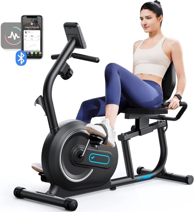 QORA® Spinningfiets - Spinning Fiets - Zwart - 132cm x 64cm x 98cm
