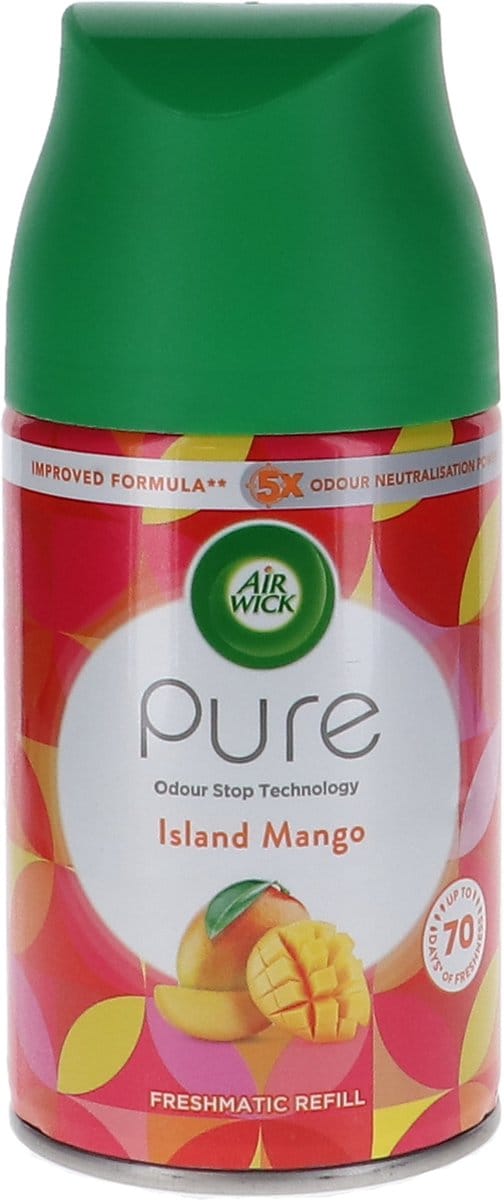 Air Wick - Luchtverfrisser - Navulling - Tropische Mango - 250ml x 4