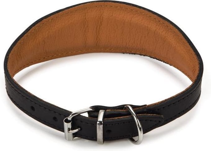 Beeztees Rondo Windhond - Hondenhalsband - Zwart - 34,5-40 cm x 50 mm