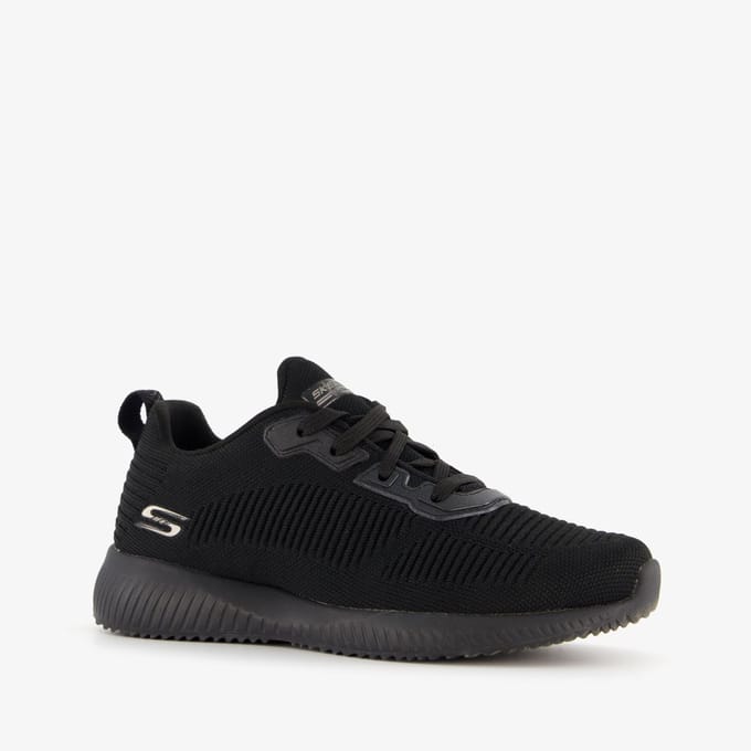Skechers Bobs Sport Squad dames sneakers zwart