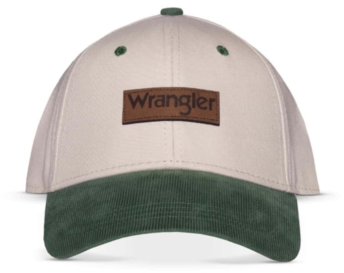 Wrangler - Herdsman Cord Verstelbare pet - Gebroken wit/Groen