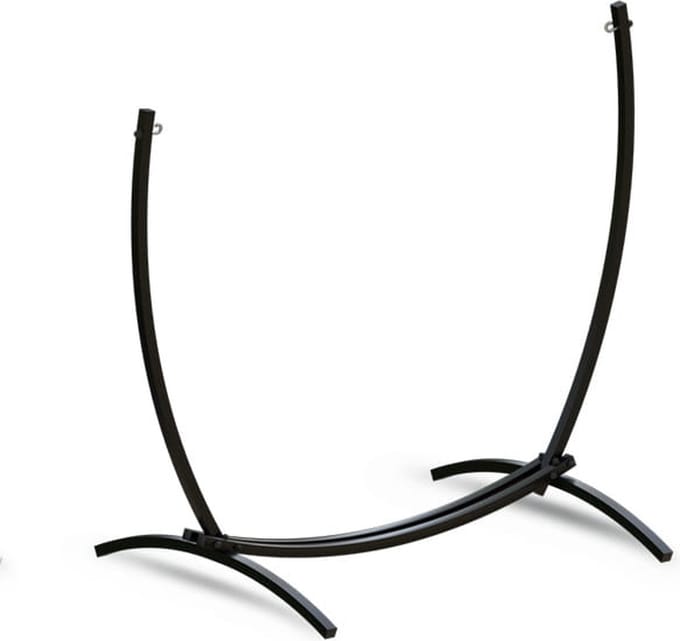 Viking Choice 2-in-1 Hangmat & Hangstoel Standaard - Opvouwbaar Zwart Frame