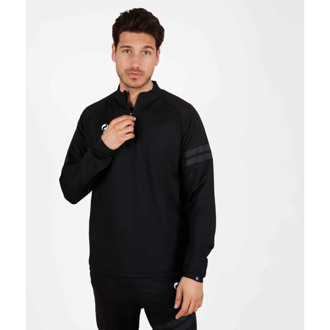 Heren Zip Sweater Legend - Zwart