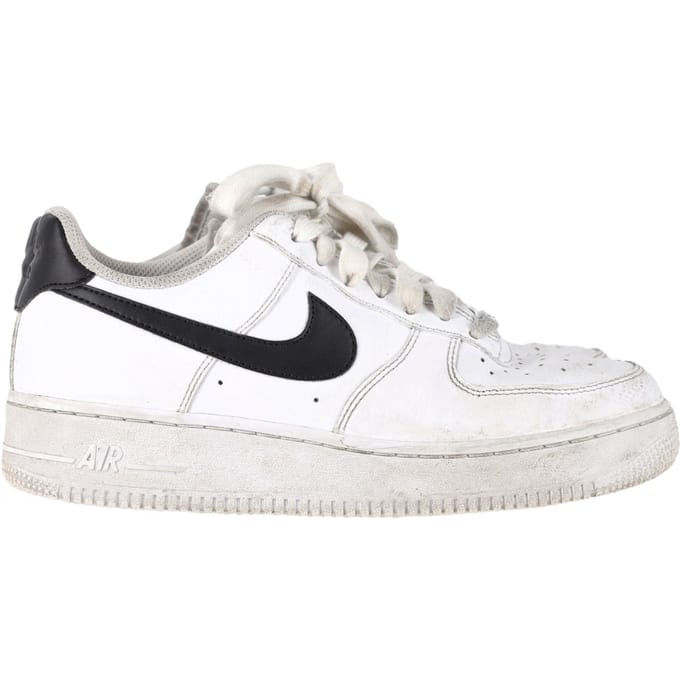 Nike Air Force 1 Low-Top Sneakers in Witte Lederen uitvoering