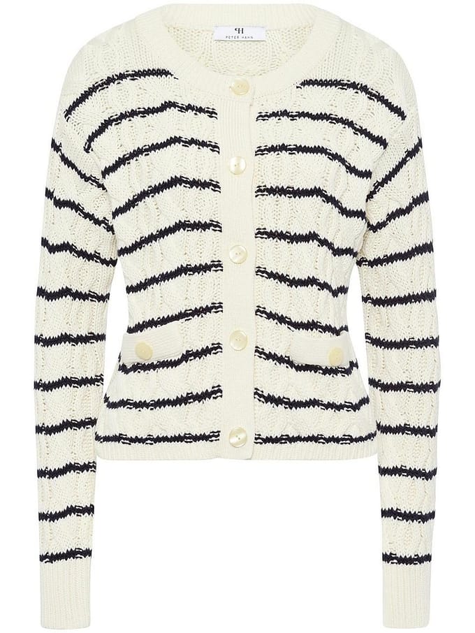 Vest ronde hals Van Peter Hahn multicolour