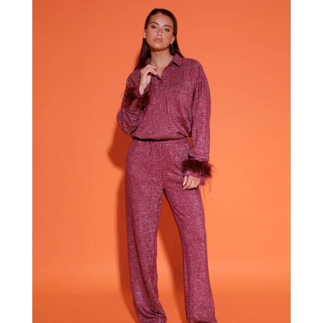 STUDIO AMAYA Mira Pants Red Maat: S | Joggingbroeken Outlet | Dames | Rood