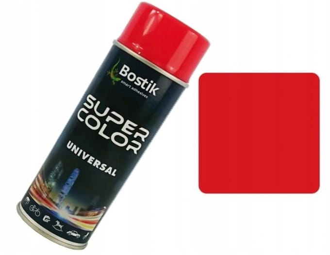 Bostik Serie - Synthetische Alkydverflak - 400ml - Rood - UV- en Weerbestendig
