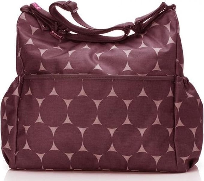Babymel luiertas Big Slouchy Jumbo Dot Cherry rood
