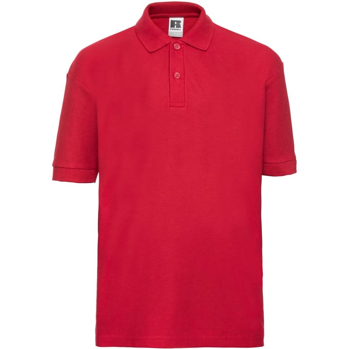 Russell Kinder/Kinder Piqué Poloshirt (Helder rood)