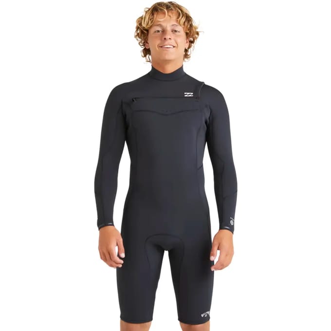 Surf kort wetsuit Billabong 2/2 Absolute Natural Front-Zip