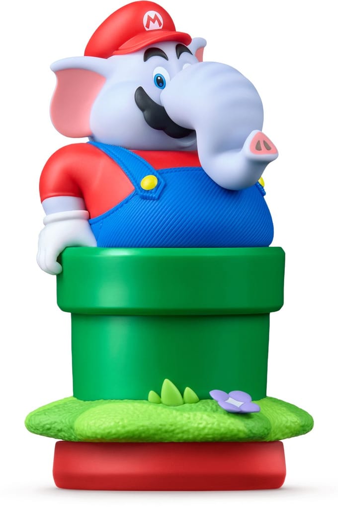 Nintendo Switch 2 Amiibo Super Mario Bros Wonder - Elephant Mario Games