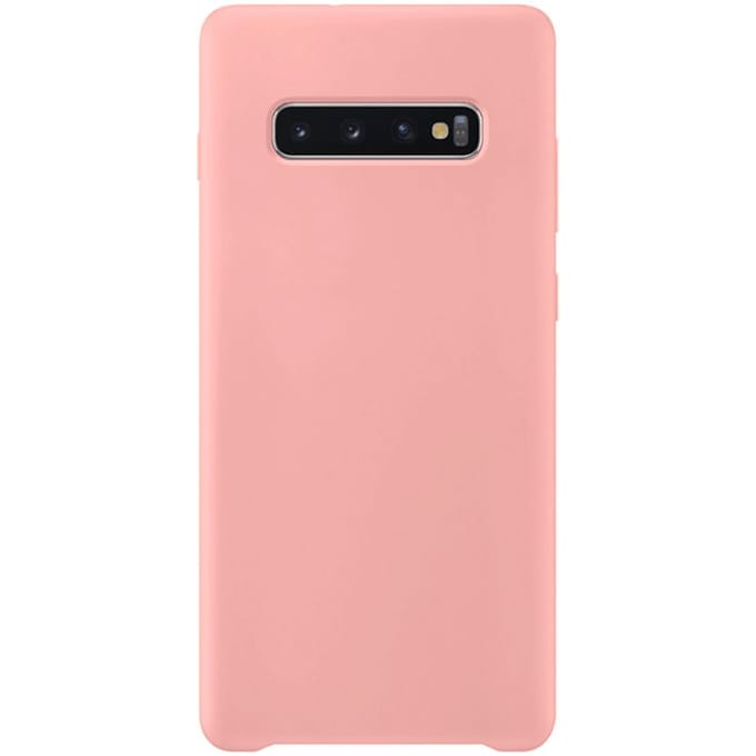 Samsung Galaxy S10 Siliconen Back Cover ? Pink sand
