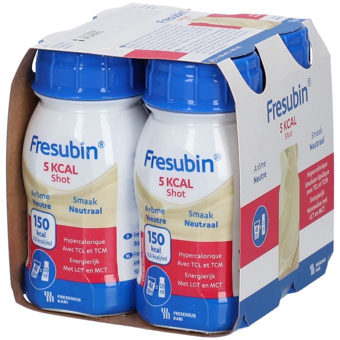 Fresubin 5 Kcal Shot Neutraal 4x120 Drinkbare oplossing