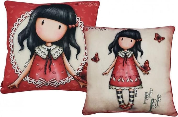Santoro London Sierkussen Gorjuss - 40 x 40 cm - Polyester