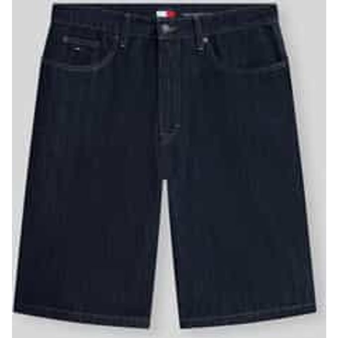 relaxed fit korte jeans van puur katoen