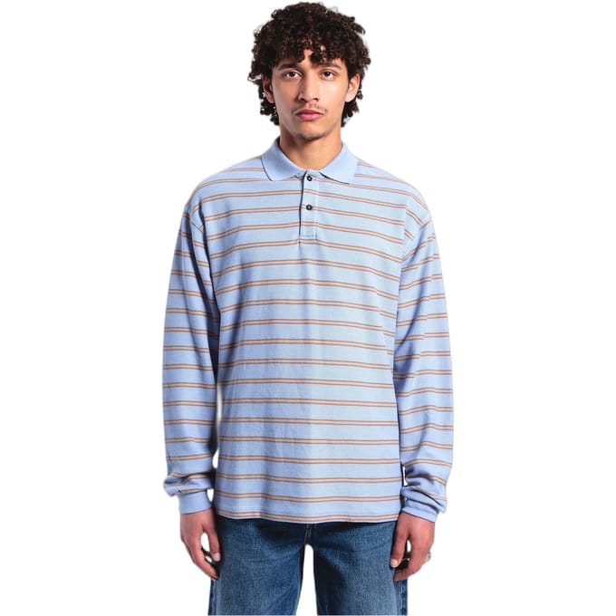 polo dr.denim reno polo - zen blauwe streep