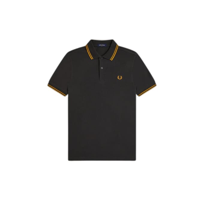 Fred Perry Twin tipped polo - anchor grey golden