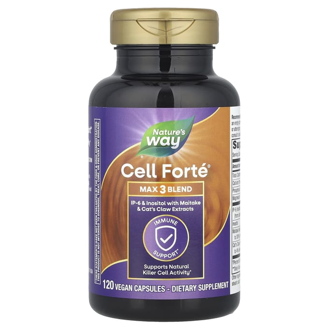 Nature'S Way, Cell Forté Max3, 120 Plantaardige Capsules