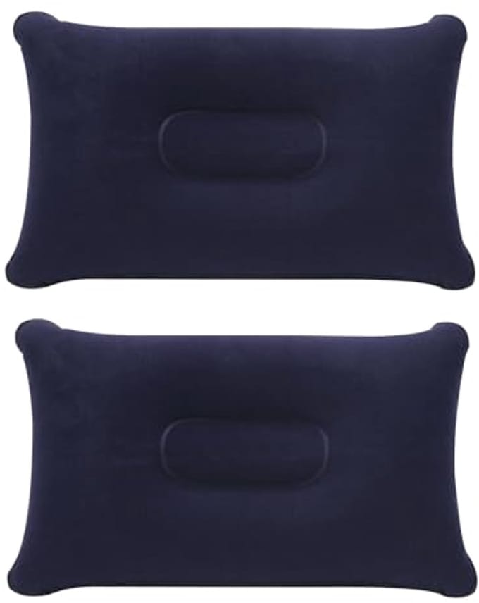 Set van 2 opblaasbare kussens voor camping en reizen - Ultraleicht, waterdicht en compact