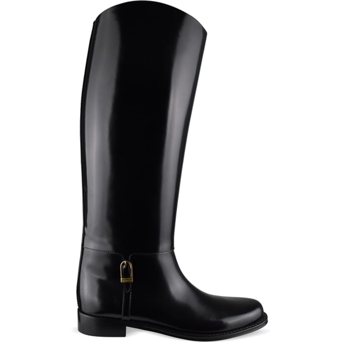Saint Laurent Julia laarzen Zwart
