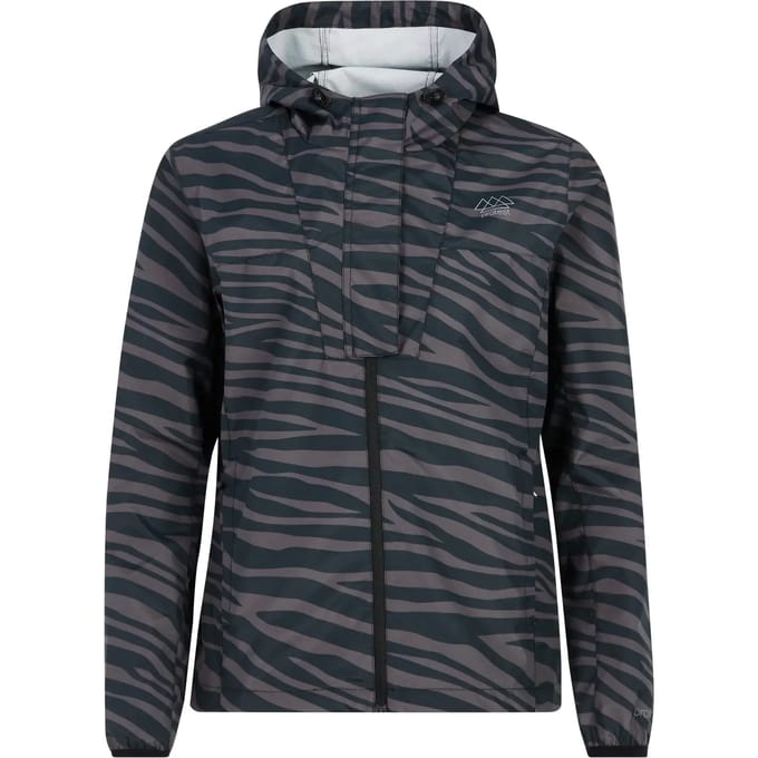 Protest PRTFleur – Regenjas Dames – Tijgerprint – Capuchon – Zwart